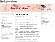 Tablet Screenshot of dystopianviews.com